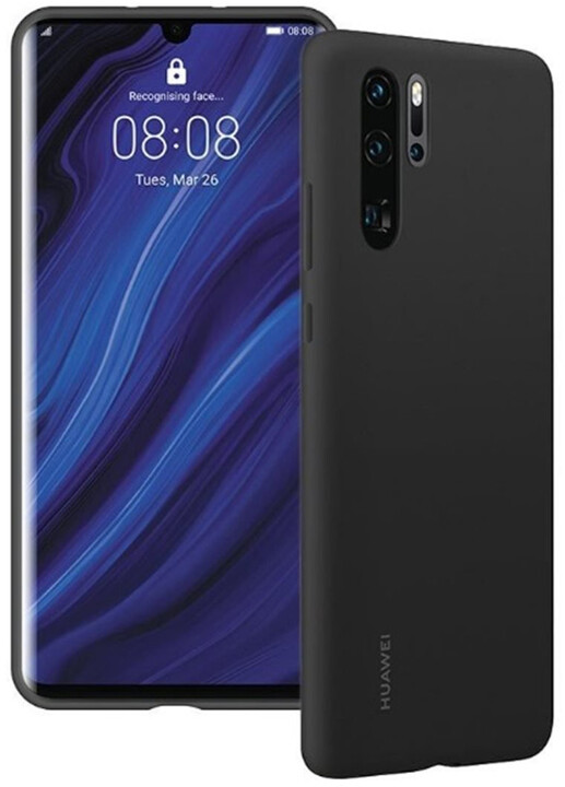 Huawei Original silikonové pouzdro pro P30 Pro, černá_448663736