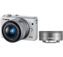 Canon EOS M100 + EF-M 15-45mm IS STM + EF-M 22mm STM, bílá_1751984839