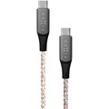 FIXED svítící nabíjecí kabel USB-C - USB-C, PD 60W, 1.2m, duhová_867833279