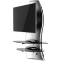 Meliconi 488089 GHOST DESIGN 2000 ROTATION Sestava pro TV a komponenty k instalaci na zeď, stříbrná_1604570789