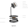 EPICO 2in1 bezdrátová nabíječka s podporou uchycení MagSafe pro iPhone a AirPods s adaptérem v_2027096112