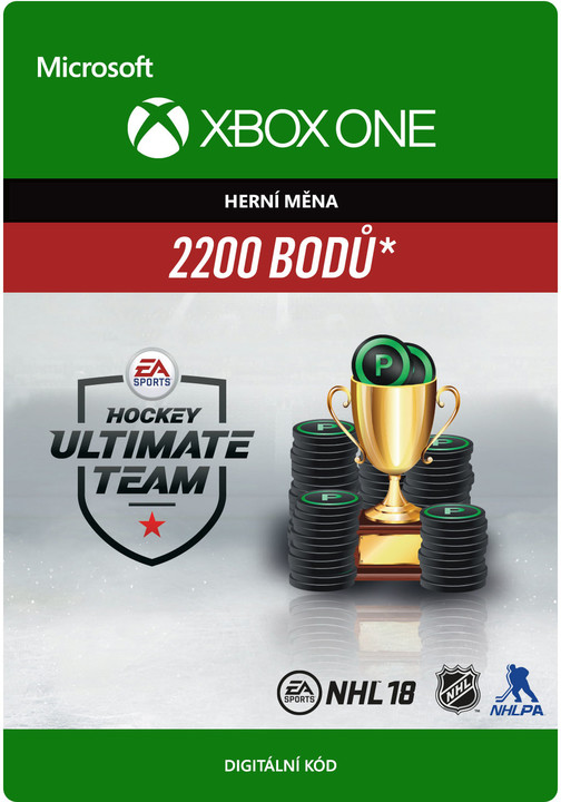 NHL 18 - 2200 HUT Points (Xbox ONE) - elektronicky_1639284418