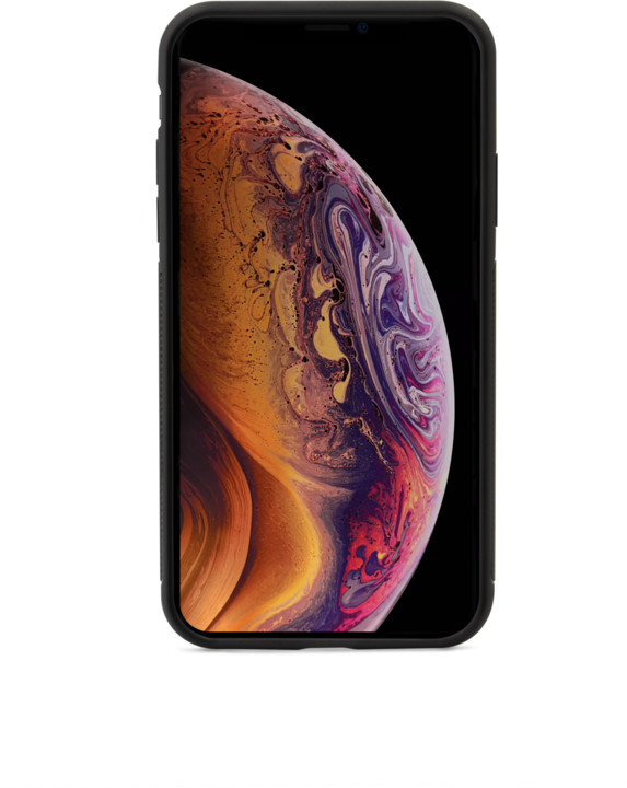 EPICO glass case pro iPhone X/iPhone Xs, transparentní/černý_1845050905