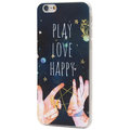 EPICO pružný plastový kryt pro iPhone 6/6S PLAY,LOVE, HAPPY