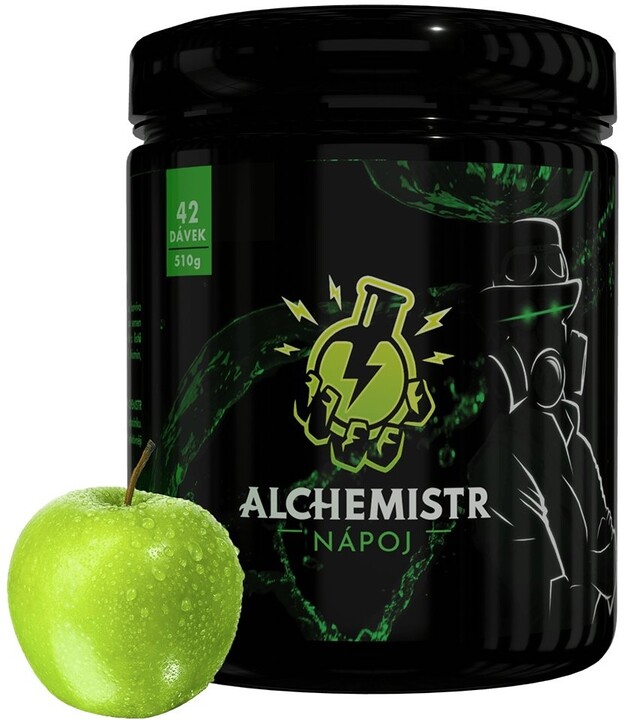Doplněk stravy Alchemistr, sypaný nápoj, jablko, 510g_1168621869