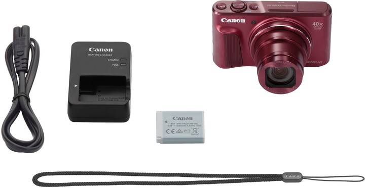 Canon PowerShot SX720 HS, červená - Travel kit_619991615