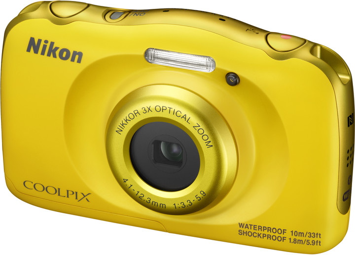 Nikon Coolpix W100, žlutá + Backpack kit_70499627