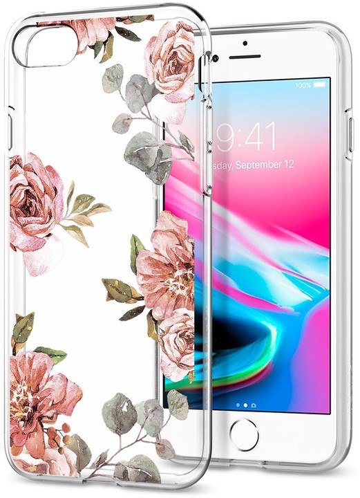 Spigen Liquid Crystal zadní kryt pro iPhone 7/8, aquarelle rose_2142734665