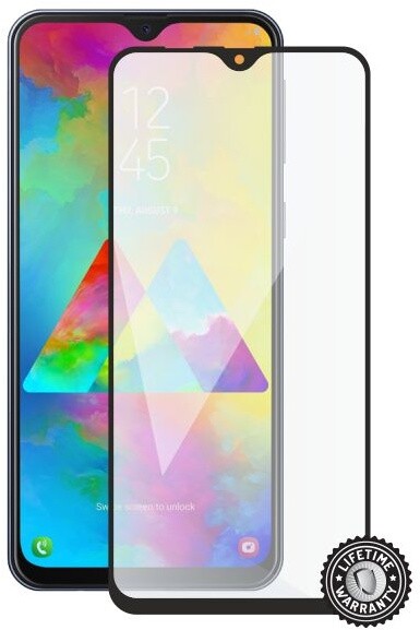 Screenshield ochrana displeje Tempered Glass pro Samsung Galaxy M20 (M205), (full COVER), černá_1965387119