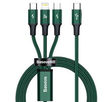 Baseus nabíjecí / datový kabel 3v1 Rapid Series USB-C - USB-C / Lightning / USB-C, PD 20W, 1.5m,_694127440
