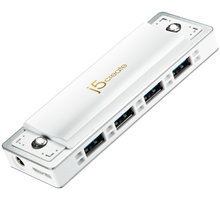J5CREATE USB3.0 Harmonica Hub JUH345WE (White edition)_1595084811