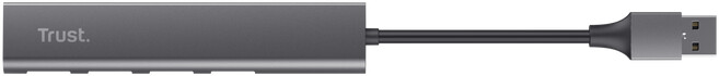 TRUST USB hub Halyx, 4xUSB 3.2 Gen 1, stříbrná_869557834