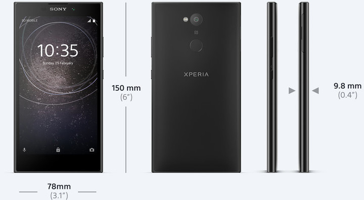 Sony Xperia L2 Dual, Dual SIM, 3GB/32GB, černá_762036052