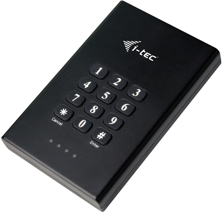 i-tec MySafe USB 3.0 Secret, černá_1051093636