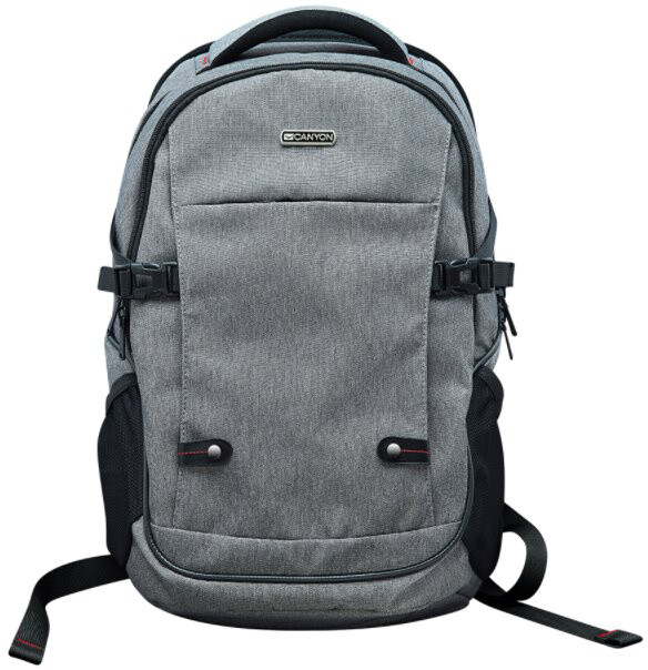 Canyon rozměrný módní batoh na notebook do velikosti 15,6&quot;, šedý_827843381