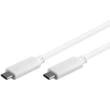 PremiumCord kabel USB-C 3.1 - USB-C 3.1, bílá, 1m_88301857