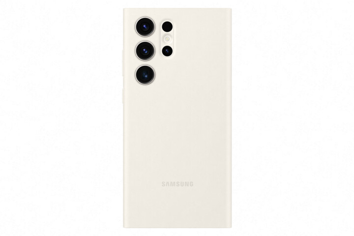 Samsung flipové pouzdro Smart View pro Galaxy S23 Ultra, krémová_950448903