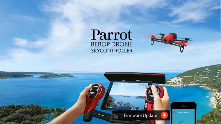 Parrot Bebop Drone &amp; Skycontroller, červená_1480705717