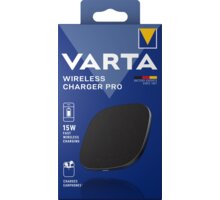 VARTA bezdrátová nabíječka Wireless Charger Pro, 15W, černá_208481119