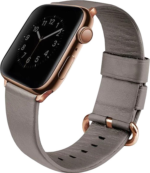 UNIQ Mondain Apple watch 4 Genuine Leather strap 40mm, sand_499953936