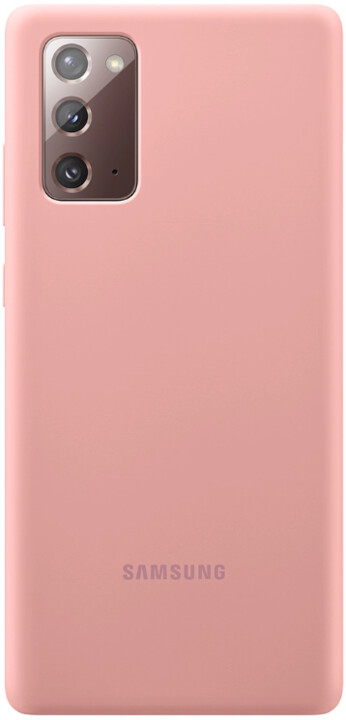 Samsung silikonový kryt Samsung Galaxy Note20, hnědá_528703709