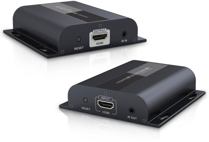 PremiumCord HDMI extender na 120m přes LAN, over IP, HDBitT_327369843