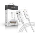RhinoTech kabel USB-A - Lightning, 12W, 1m, opletený, bílá_1872728852