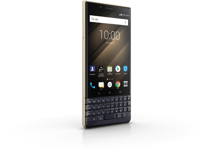 BlackBerry Key 2 LE, 4GB/64GB, Dual Sim, modro/zlatá_2127039608