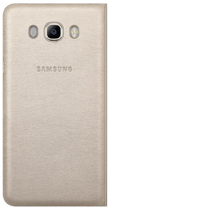 Samsung flip. pouzdro pro Galaxy J5 2016, Gold_973372322