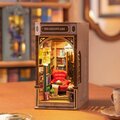 Stavebnice RoboTime miniatura domečku Knihkupectví, zarážka na knihy, dřevěná, LED_2065242592