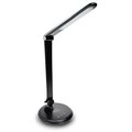 Solight LED stolní lampička dotyková, 8W, plynulá regulace jasu, 5300K, šedo/černá_1603720022