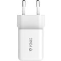 YENKEE GaN síťová nabíječka YAC G35 VOLT, USB-C, 35W, bílá_1223708871