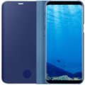 Samsung S8+, Flipové pouzdro Clear View se stojánkem, modrá_1071842660