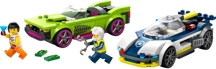 LEGO® City 60415 Honička policejního auta a sporťáku_1308144197