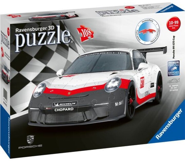 Puzzle Ravensburger Porsche GT3 Cup (111473), 108 dílků_1671454434