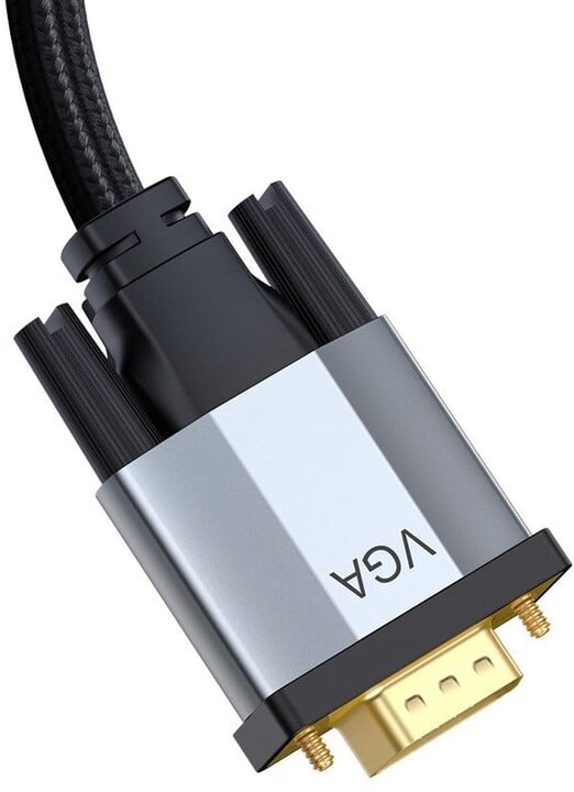 BASEUS kabel Enjoyment Series VGA - VGA, 2m, šedá_2009624866
