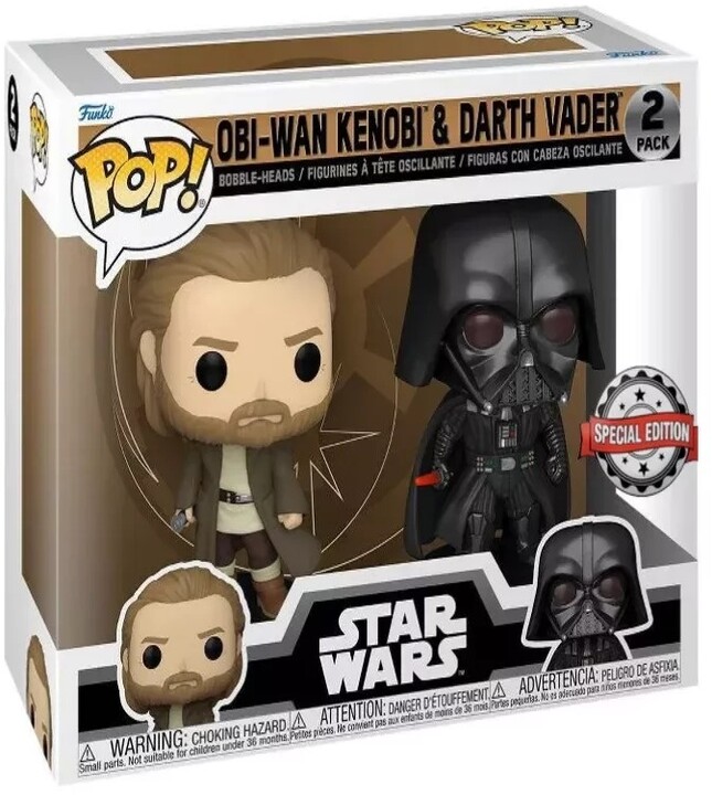 Figurka Funko POP! Star Wars - Obi-Wan Kenobi &amp; Darth Vader (2-Pack)_1814070562