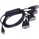 PremiumCord USB2.0 na 4 x RS232C_910005295