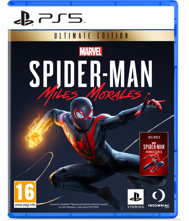 Marvel&#39;s Spider-Man: Miles Morales - Ultimate Edition (PS5) - samostatně neprodejné_1032817289