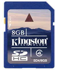 Kingston SDHC 8GB Class 4_1199702372