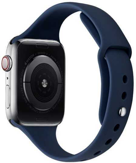 MAX silikonový řemínek MAS30 pro Apple Watch, 38/40mm, tmavě modrá_200409666