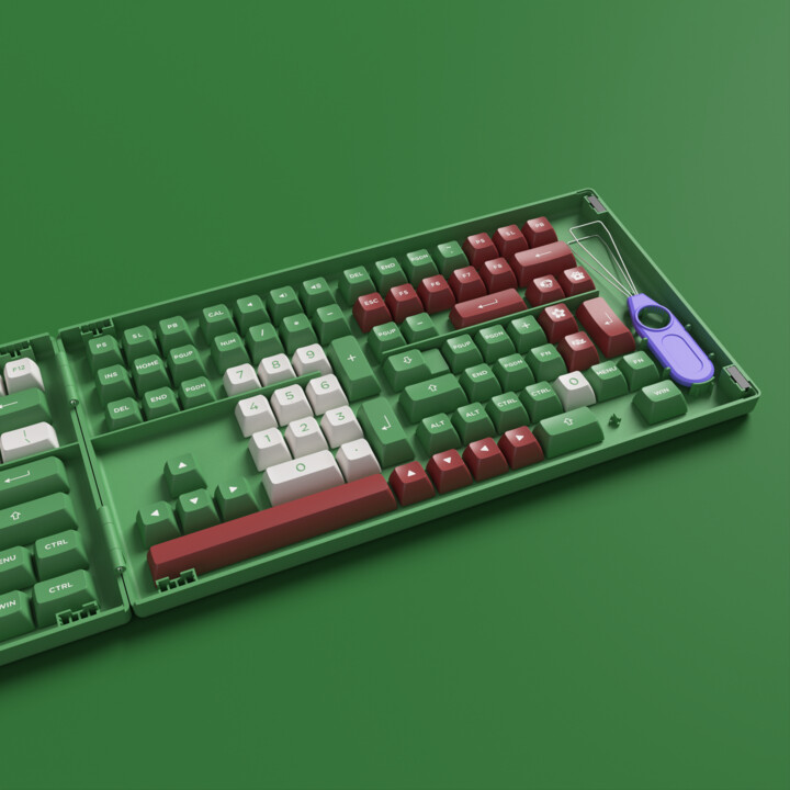 Akko Matcha Red Bean, 158 kláves, ASA, zelená/bílá/červená_990586967