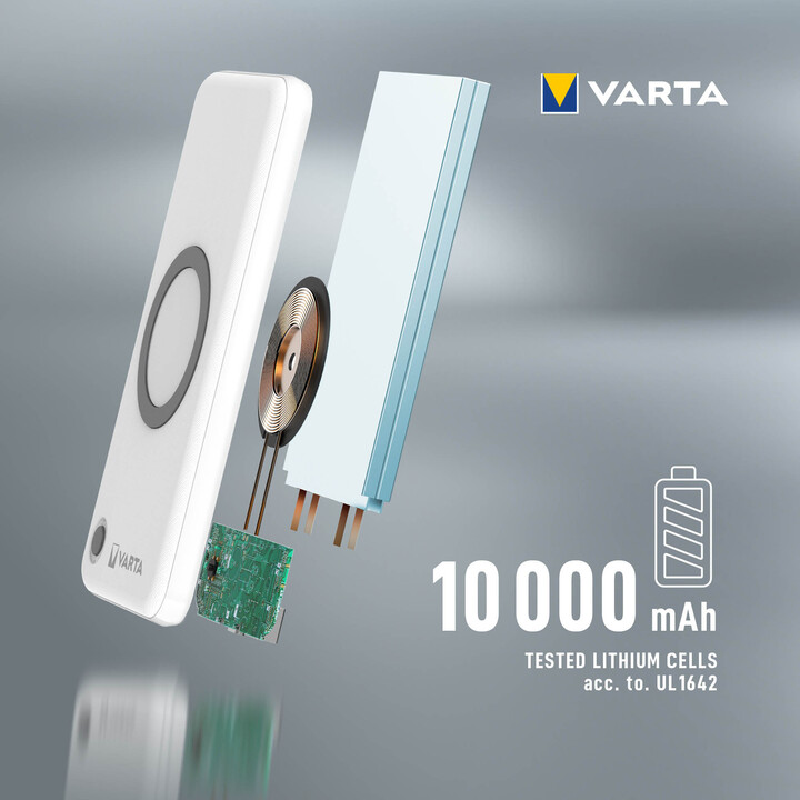 VARTA bezdrátová powerbanka Portable Wireless, 10000mAh_1765530250
