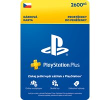 Karta PlayStation Plus Extra 12 měsíců - Dárková karta 2 600 Kč - elektronicky