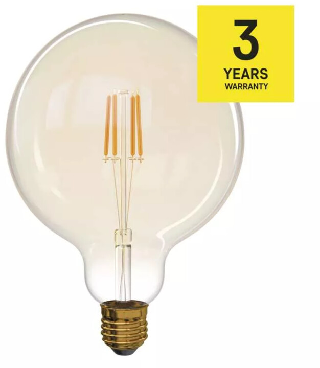 Emos LED žárovka Vintage G125, 4W, E27, teplá bílá+_1889909108
