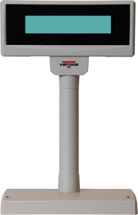 Virtuos FL-2024LW - LCD zákaznicky displej, 22x20, USB, 5V, béžová_170651510