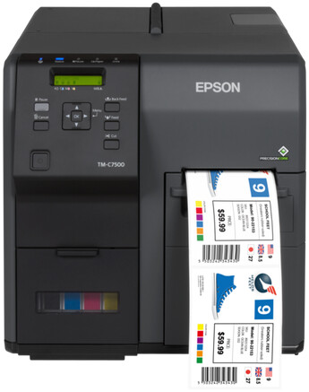 Epson ColorWorks C7500, USB, LAN, cutter, černá_1598026276