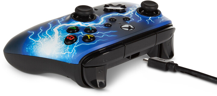 PowerA Enhanced Wired Controller, Arc Lightning (PC, Xbox Series, Xbox ONE)_798627475