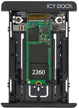 ICY DOCK MB705M2P-B NVMe M.2 SSD to 2.5” NVMe U.2 SSD_1695158170
