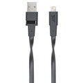 RivaCase Riva 6001 BK1 MFI Apple Lightning kabel 1,2m, černá